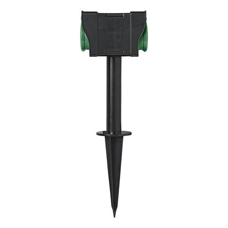 Garden spike Schuko 4-way 2M 3x2.5mm²