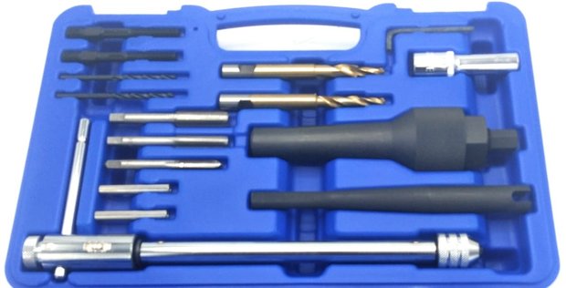 Glow Plug Extraction Drill Set, M8+10