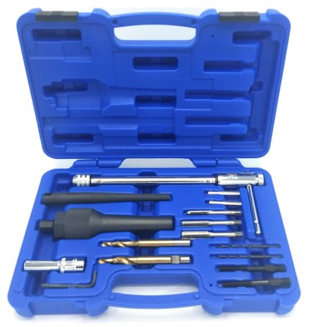 Glow Plug Extraction Drill Set, M8+10