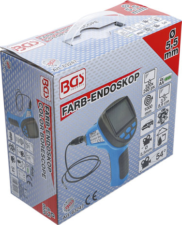 Borescope Colour Camera with LCD Monitor