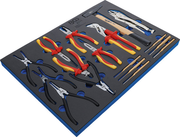 Pliers, Parallel Pin Punch Set, Hammer 17 pcs