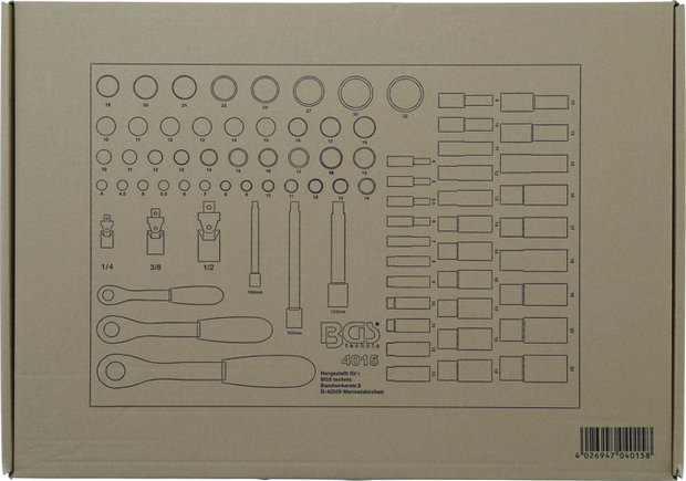 Socket Set 80 pcs