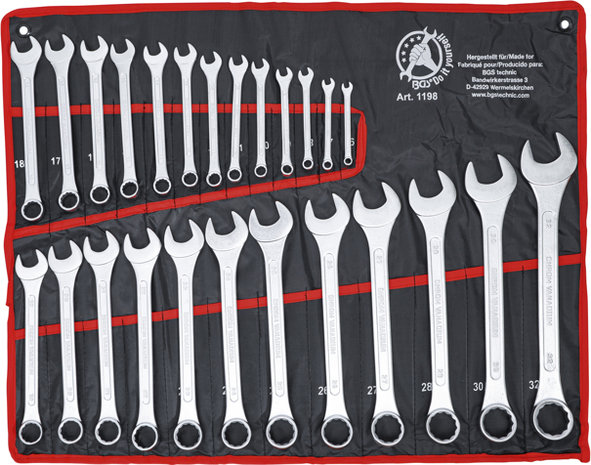 Combination Spanner Set 6-32 mm - 25 pcs