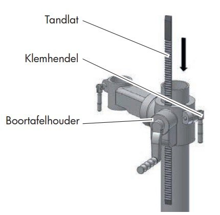 Table drilling machine diameter 25 mm