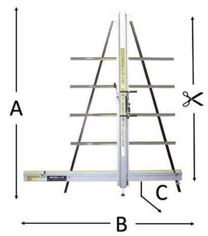 Format cutter ssc AXL250 + PVC holder