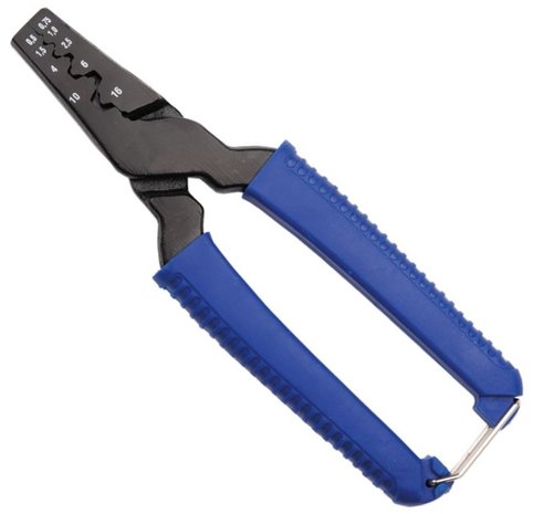 Crimping Tool for Cable End Sleeves incl. 150 Cable Terminals 175 mm
