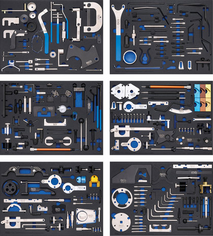 Workshop Trolley 7 Drawers Engine Timing Tool Sets