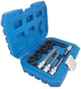 Caliper socket wrench set 11 pcs