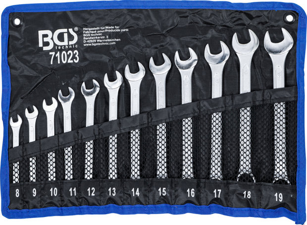 Combination Spanner Set 8 - 19 mm 12 pcs