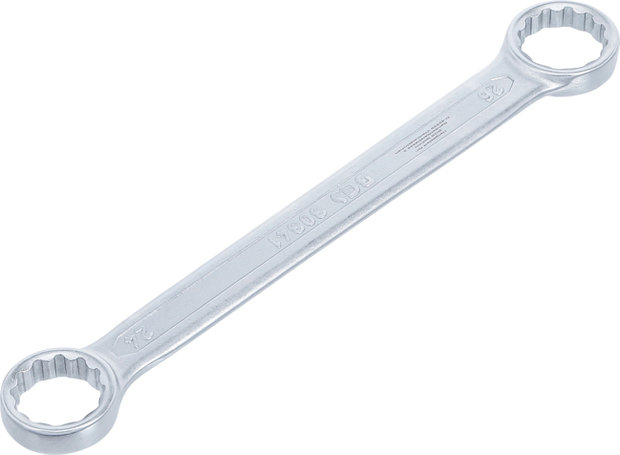 Double Ring Spanner extra flat 24 x 26 mm