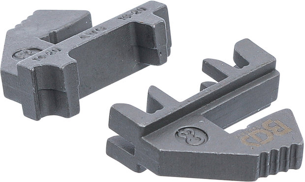 Crimping Jaws for angled, open Terminals for BGS 1410, 1411, 1412