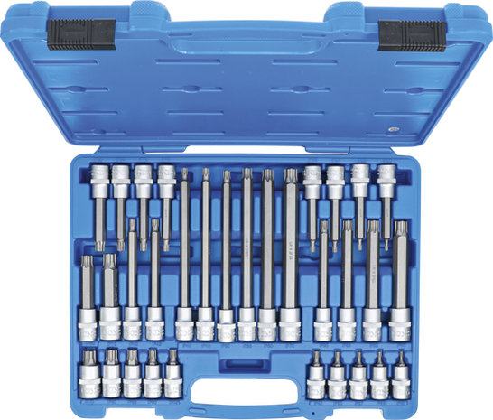 Socket wrench set 1/2 TP-profile (for Torx Plus) TP20 - TP70 32-pcs