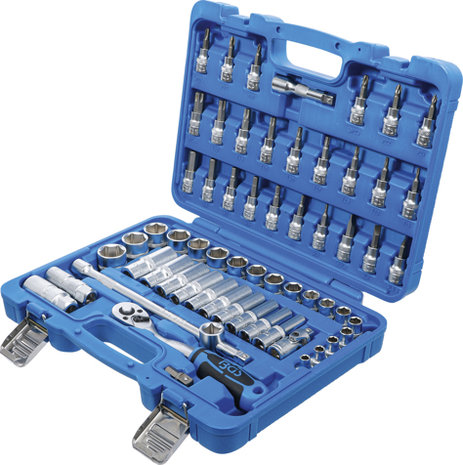 Socket Set, Hexagon | 10 mm (3/8) drive | 61 pcs.