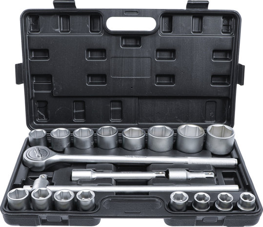 Socket Set 20 mm (3/4) Drive 19-50 mm 20 pcs