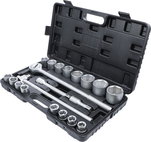 Socket Set 20 mm (3/4) Drive 19-50 mm 20 pcs