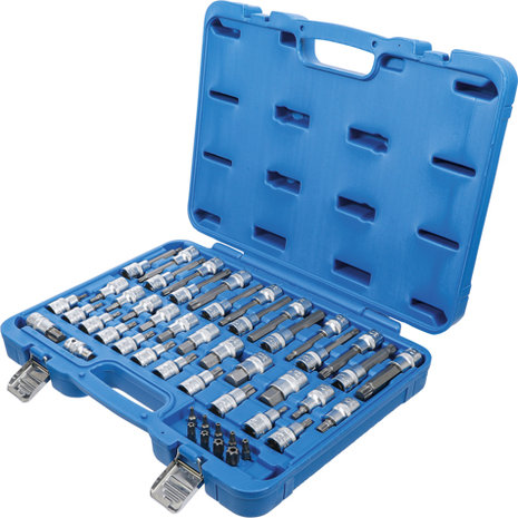 Bit Socket Set 12.5 mm (1/2) Drive, 8 mm (5/16) Drive 49 pcs