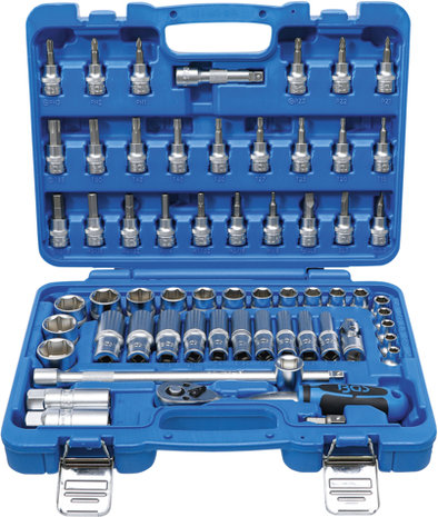 Socket Set 10 mm (3/8) Drive Inch Sizes 61 pcs