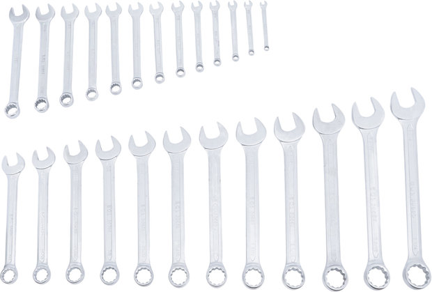 Combination Spanner Set Inch Sizes 1/4 - 1.1/4 25 pcs