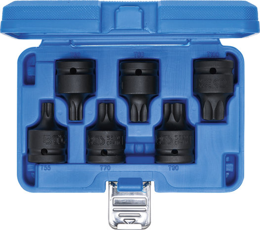 Impact Bit Socket Set (3/4) drive Torx T55 - T100