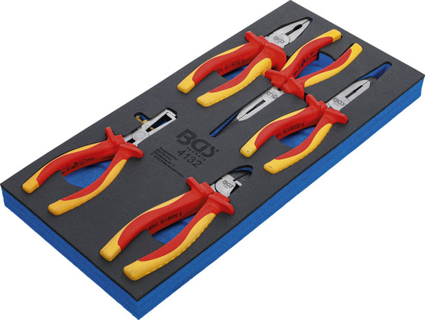 Tool Tray 1/3 VDE Pliers Set 5 pcs