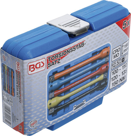 Torque extension set (1/2) 100 - 150 Nm 5-piece