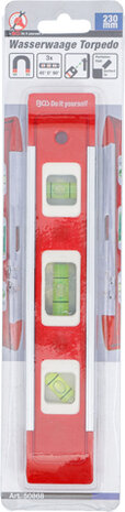 Torpedo Level with Magnet 3 Spirit Levels 225 mm