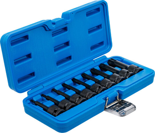 Impact Bit Socket Set (1/2) drive Torx T20 - T70 9 pcs.