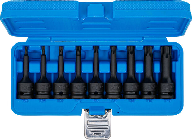 Impact Bit Socket Set (1/2) drive Torx T20 - T70 9 pcs.