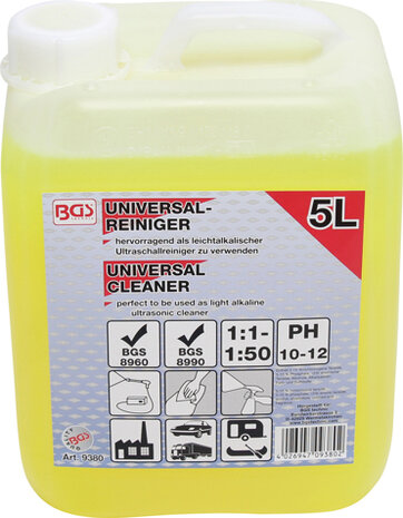 Universal Cleaner 5 l for High-Pressure Cleaners and Ultrasonic Cleaner