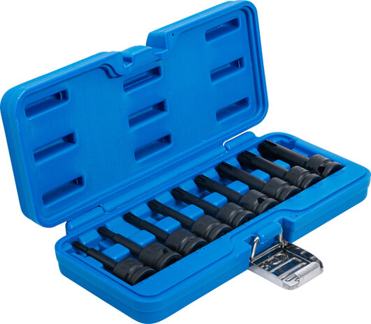 Impact Bit Socket Set (1/2) Drive Spline (for Ribe) M5 - M14 9 pcs