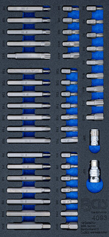 Tool Tray 1/3: Combined Bit Set 49 pcs