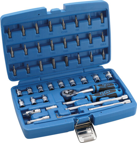 Socket Set 6.3 mm (1/4) drive 46 pcs