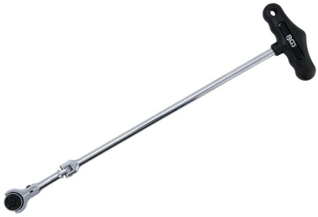 Flexible Ratchet with T-Handle external square (1/4)