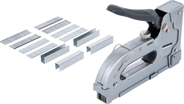 Staple Gun for Staples 6 - 17 mm Nails and Pins 12 - 16 mm