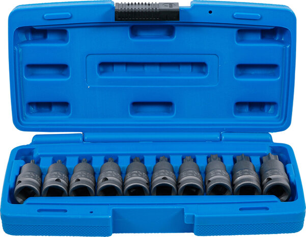 Impact Bit Socket Set (1/2) drive Torx T20 - T70 10 pcs.