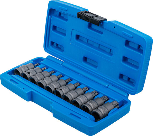 Impact Bit Socket Set (1/2) drive Torx T20 - T70 10 pcs.