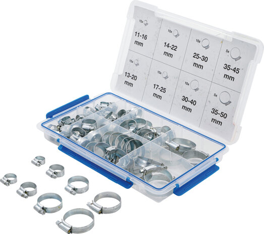 Hose Clamp Assortment 80 pcs.