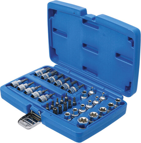 Bit and Socket Set 10 mm (3/8) Torx 34 pcs.