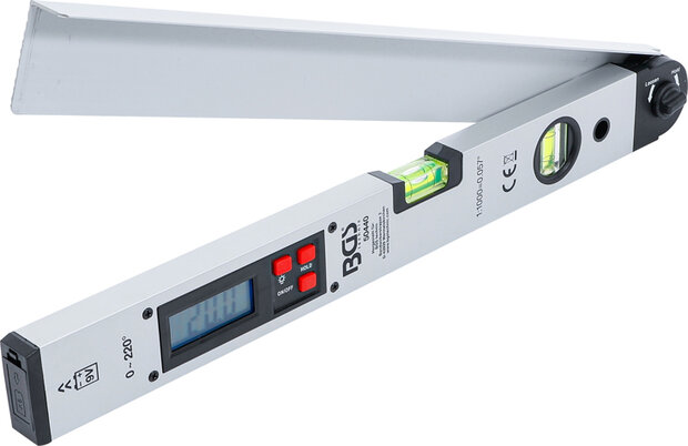 Digital LCD Protractor with Water Level 450 mm