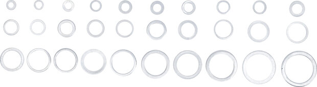 Seal Ring Assortment aluminium 300 pcs