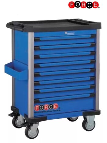 Blue 8-Drawer Tool Trolley with 326-Piece Tool (EVA)