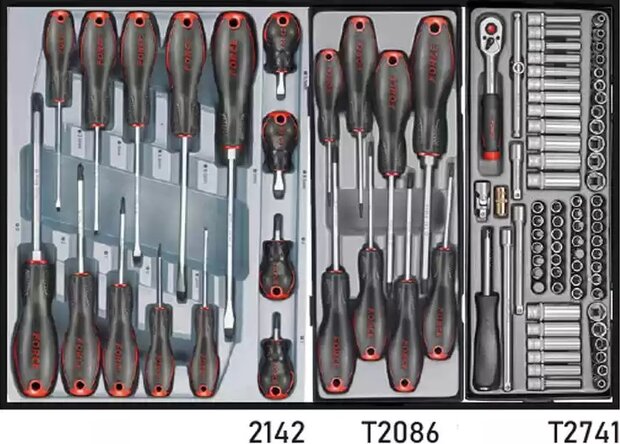 8-Drawer Tool Carrier with 325 Tools (S&M)