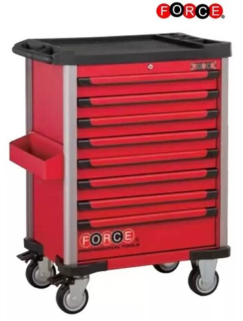 Red 8-Drawer Tool Carrier with 303 Tools