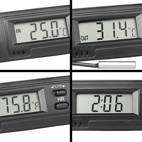 In-/ out thermometer model 2
