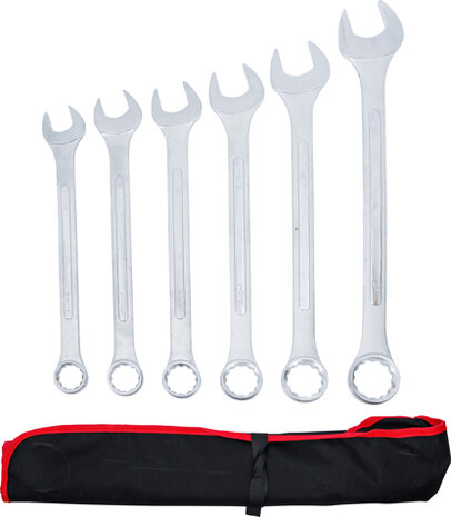 Combination Spanner Set XXL Inch Sizes 1-5/16" - 2" 6 pcs