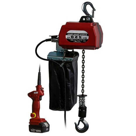 Battery Chain Hoist 18V DC 0.25 tons 10 meters lifting height