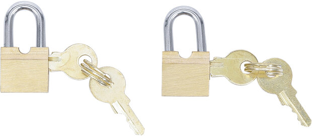 2-piece Luggage Padlock Set ,15 mm