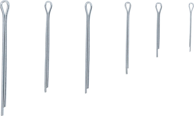 Splint Pin Assortment Ø 1.6 - 4.0 mm 555 pcs.