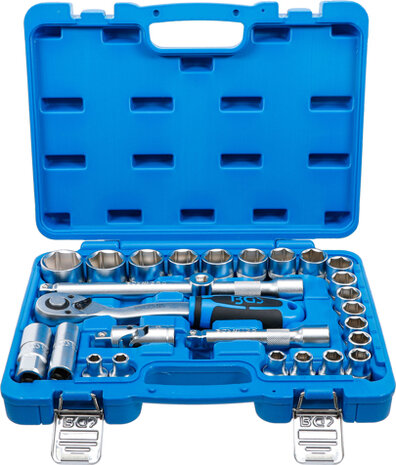 Socket Set 12.5 mm (1/2) drive 8 - 32 mm 27 pcs