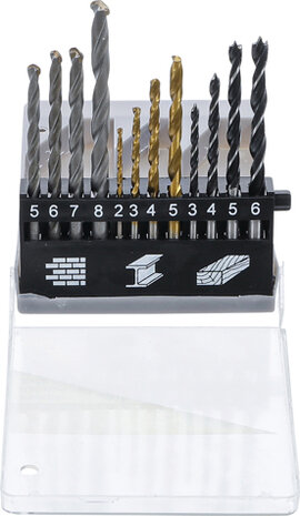 Combination Drill Set 2 - 8 mm 12 pcs